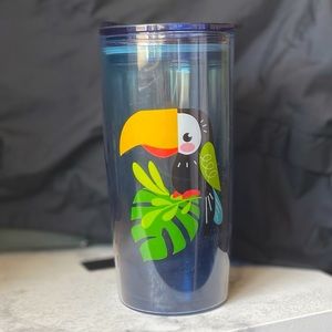 Plastic double wall tumbler
